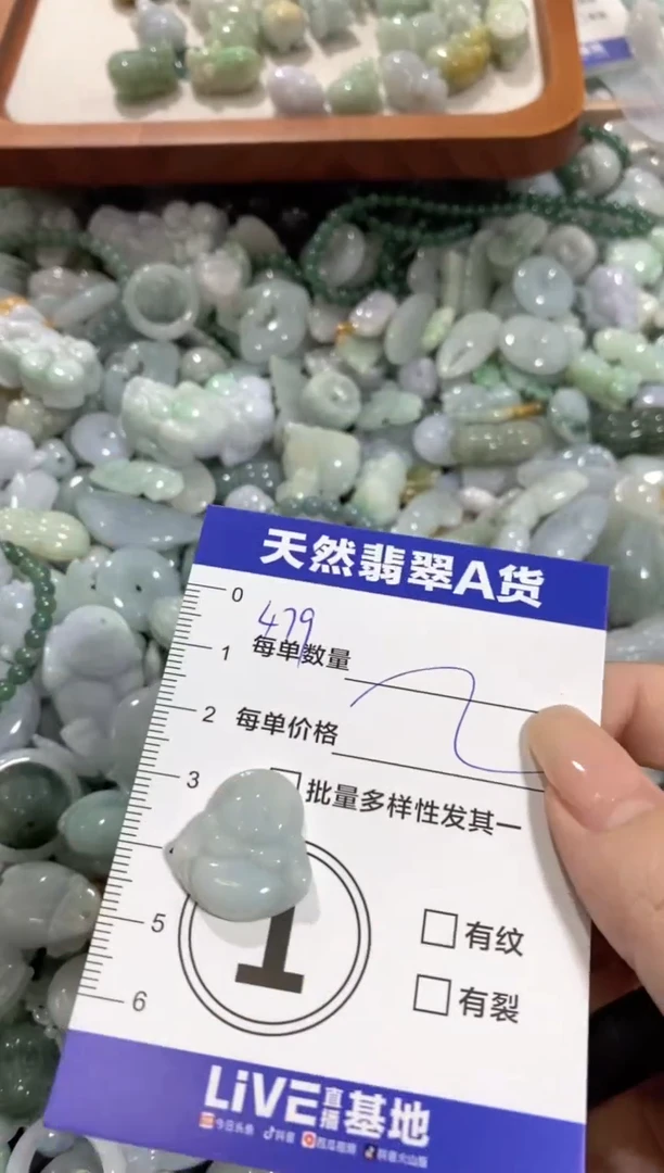 颈饰未镶嵌翡翠天然翡翠A货批量多样性发一件