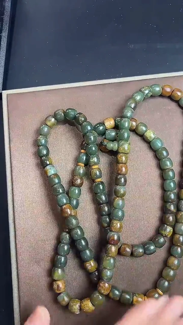 项链未镶嵌透闪石质玉 多样性发货其中发一