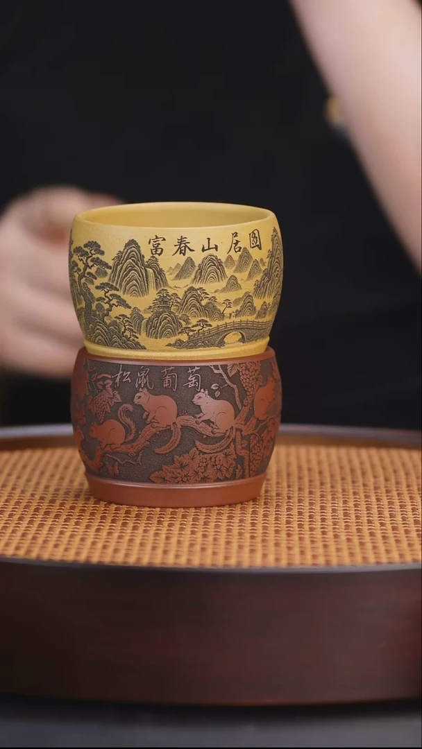 茶杯紫砂原矿紫砂主人杯