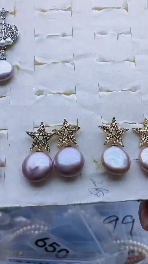 未镶嵌耳饰淡水珍珠多样性发其一