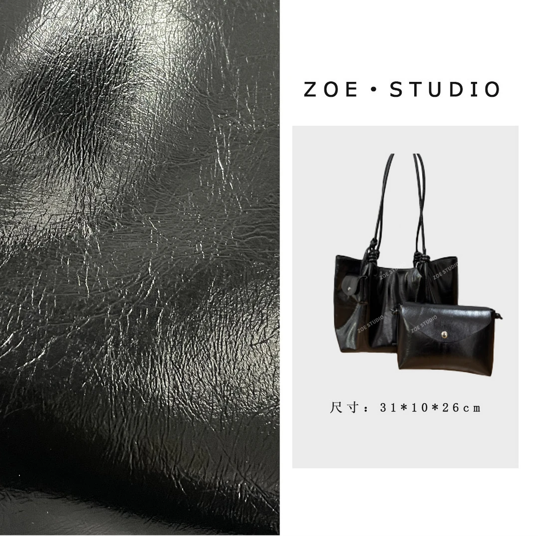 【佐伊甄选】QYX-9795-黑色轻奢女士时尚百搭小众通勤腋下斜挎包