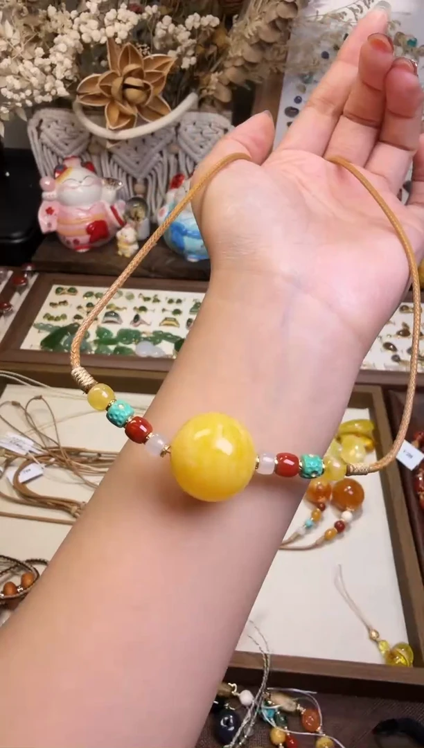 水晶摆件未镶嵌项链