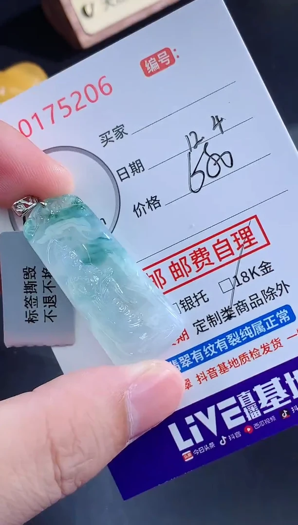 颈饰未镶嵌翡翠天***～天然缅甸A货翡翠