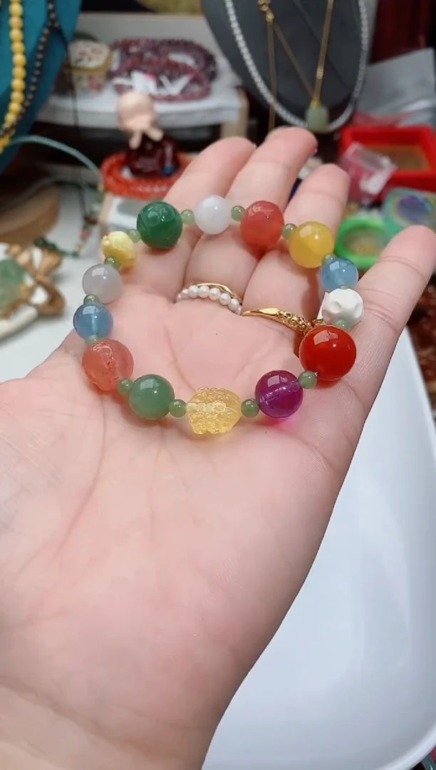 未镶嵌手链水晶A****.180一个Alice