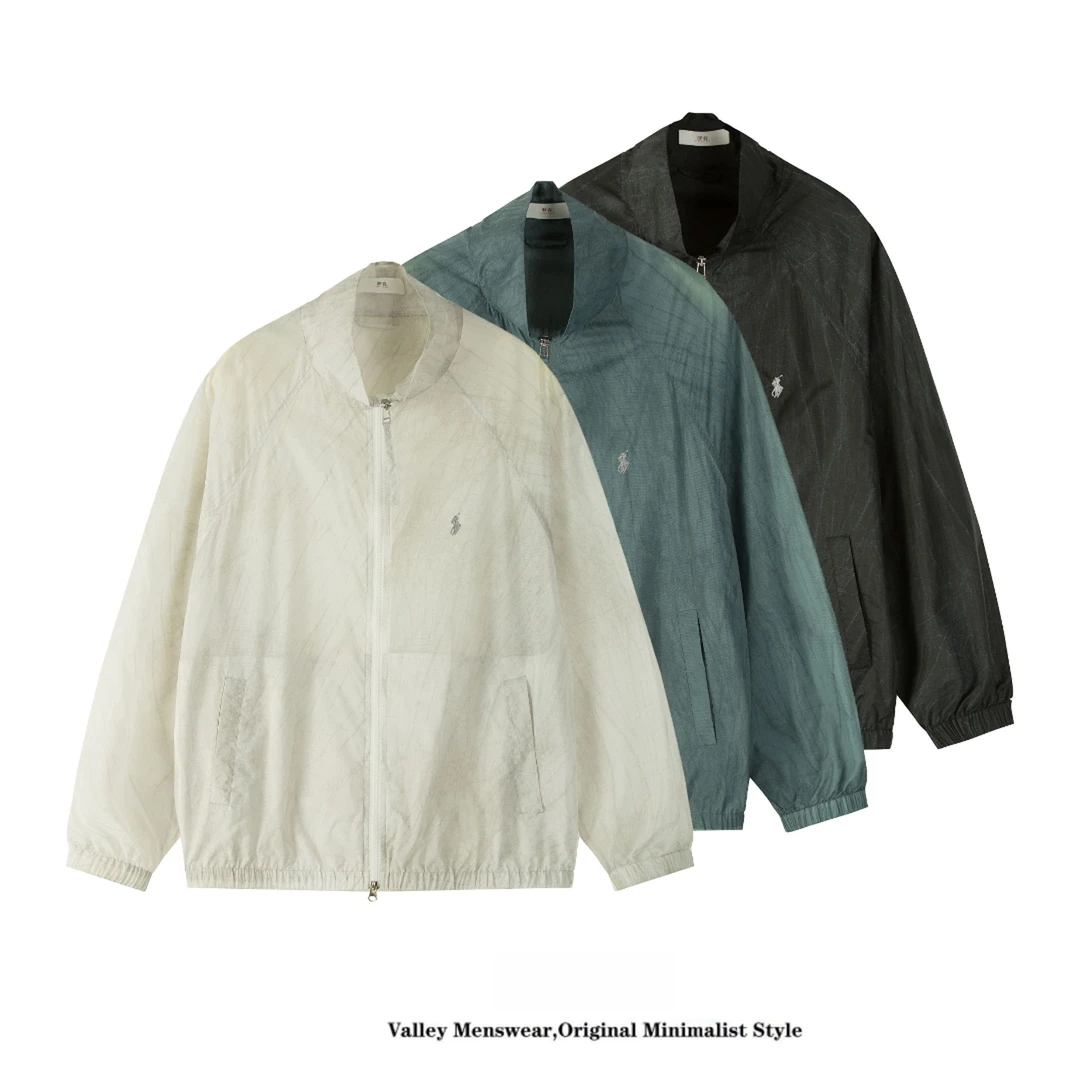 【山谷W101】极简风防晒衣男女同款户外轻薄外套情侣短宽运动夹克潮