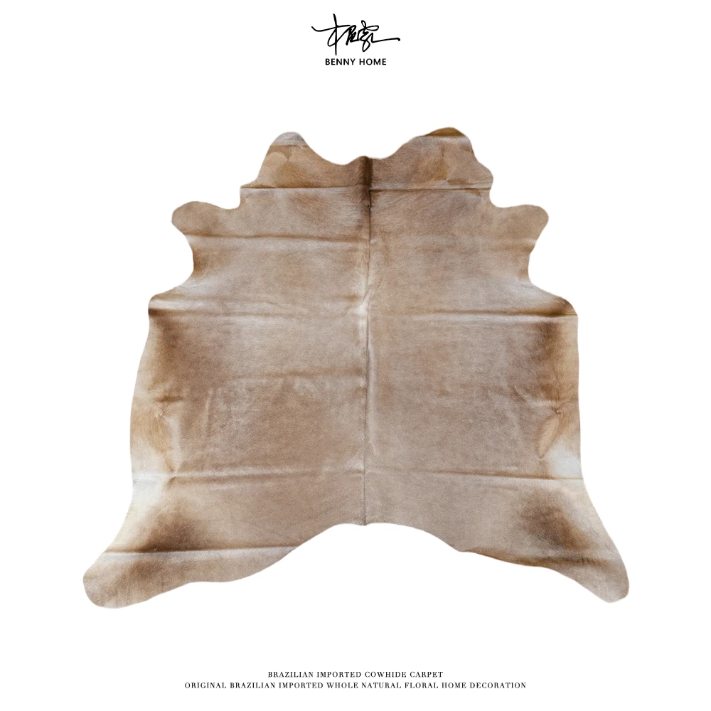 【本尼家】p11轻奢北欧风整张牛皮地毯220*190