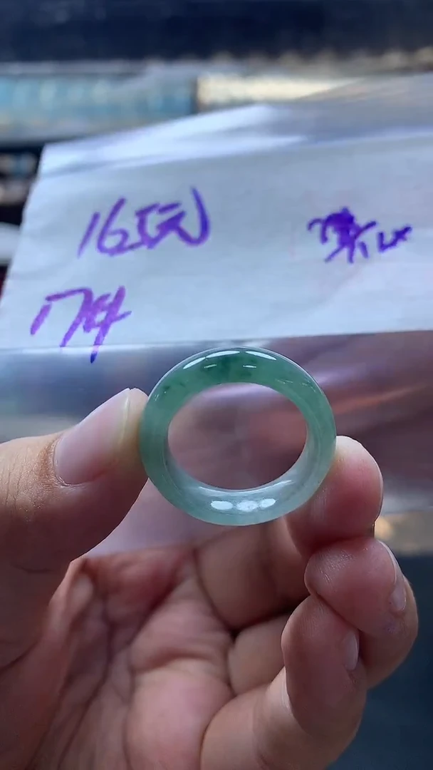 未镶嵌定制翡翠全103戒圈#165元多样性拍一发一毛货需抛光