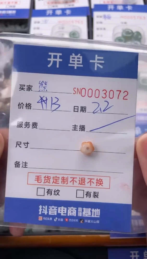 【闪购商品】翡翠颈饰未镶嵌00003072