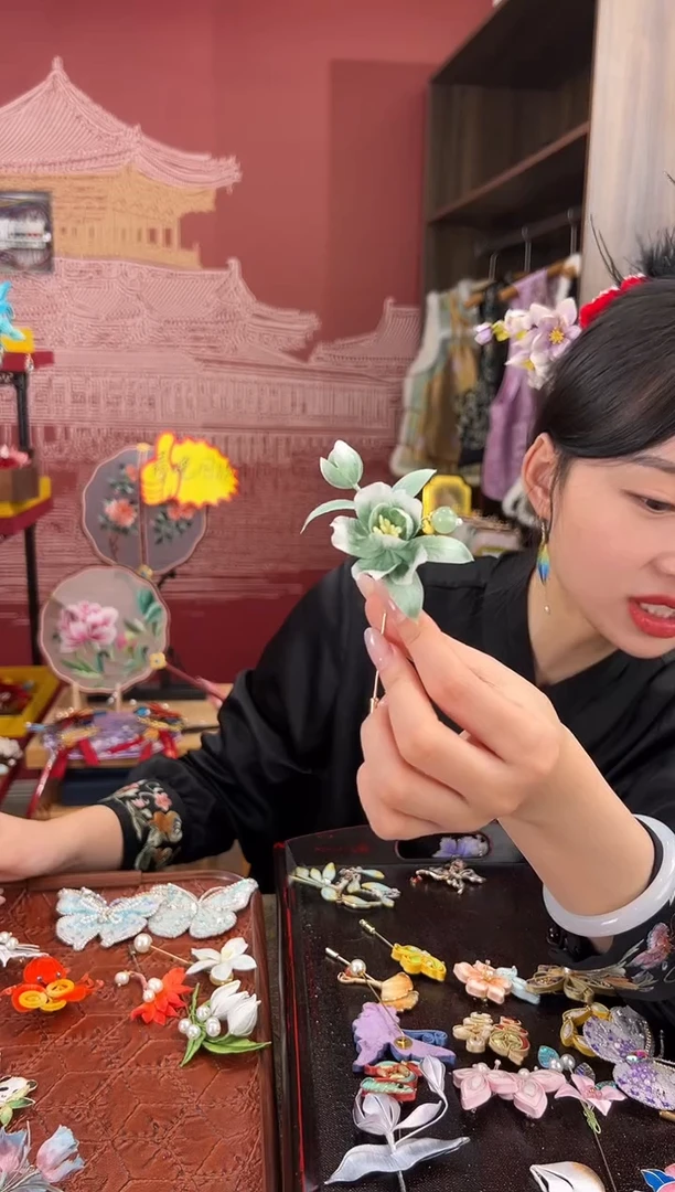 【闪购商品】刺绣苏绣世家非遗手工（耳环）
