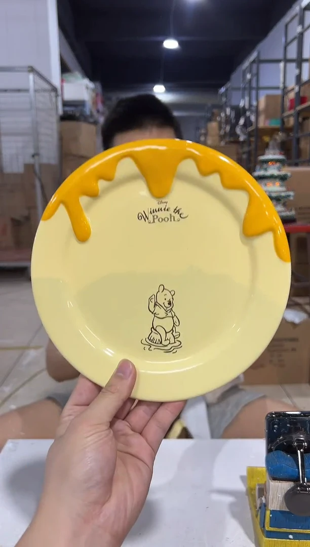 瓷片原盒维尼餐盘