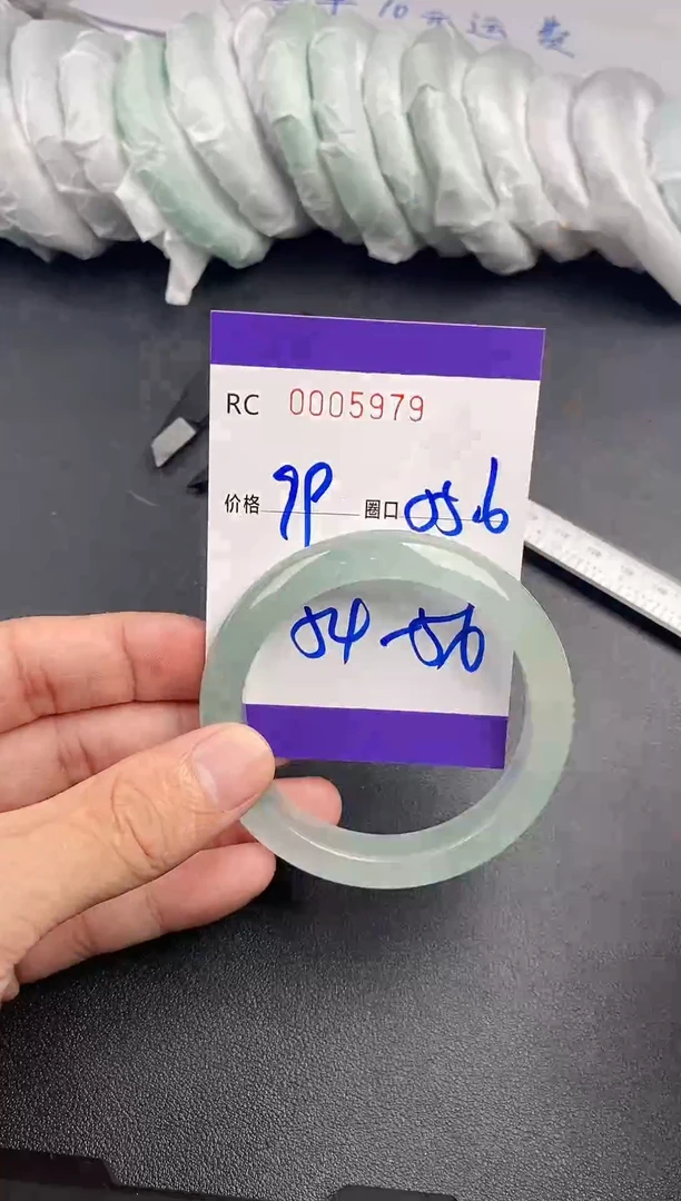 未镶嵌手镯翡翠手镯5979