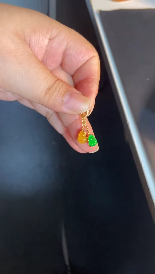 吊坠(不含链)银S925镶嵌翡翠1