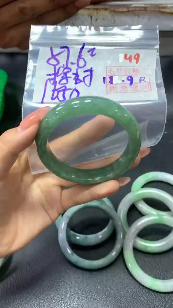 未镶嵌定制翡翠探*49毛货需精细抛光定制+多样性发1+1650
