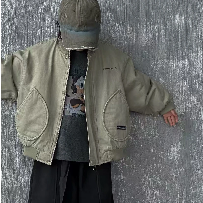 棉小九　儿童街头棒球服棉服外套（中童）78963