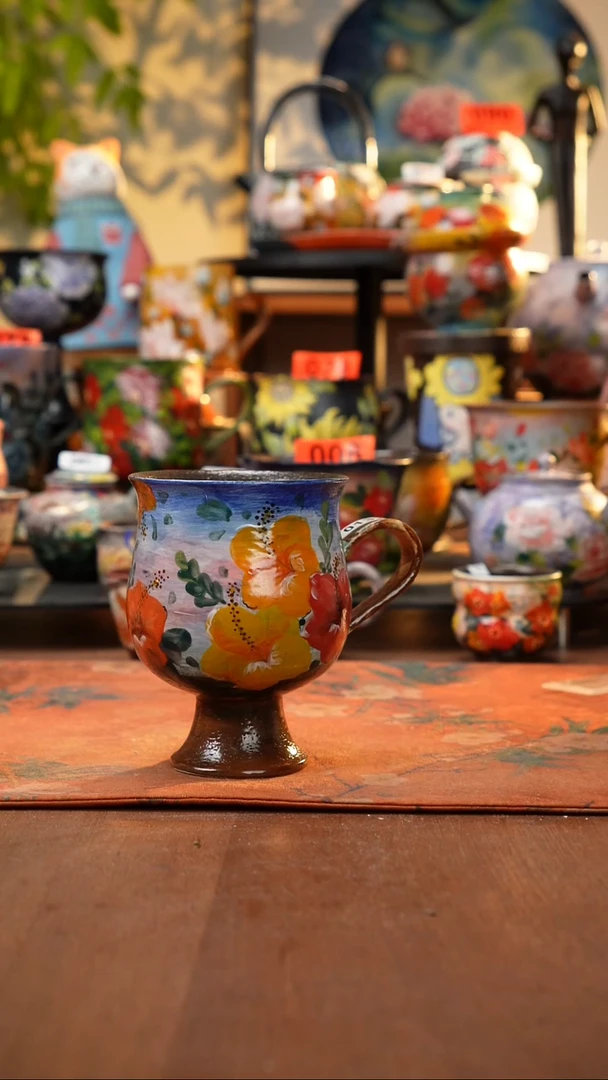 瓷片景德镇手工手绘132