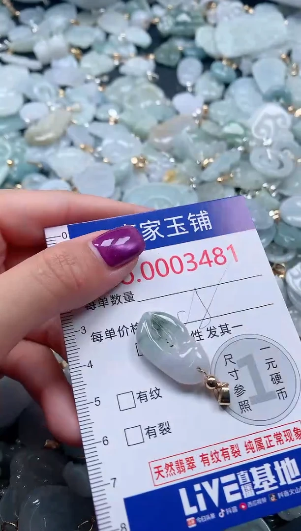 颈饰未镶嵌翡翠3481