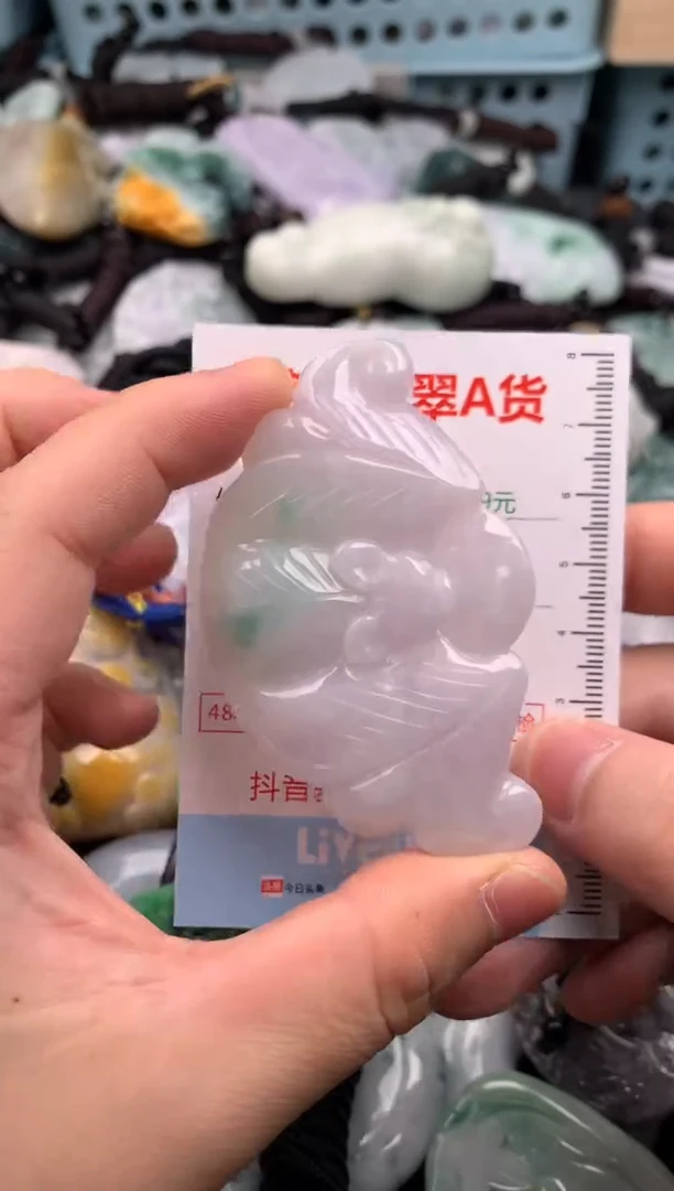 翡翠未镶嵌吊坠(不含链)1