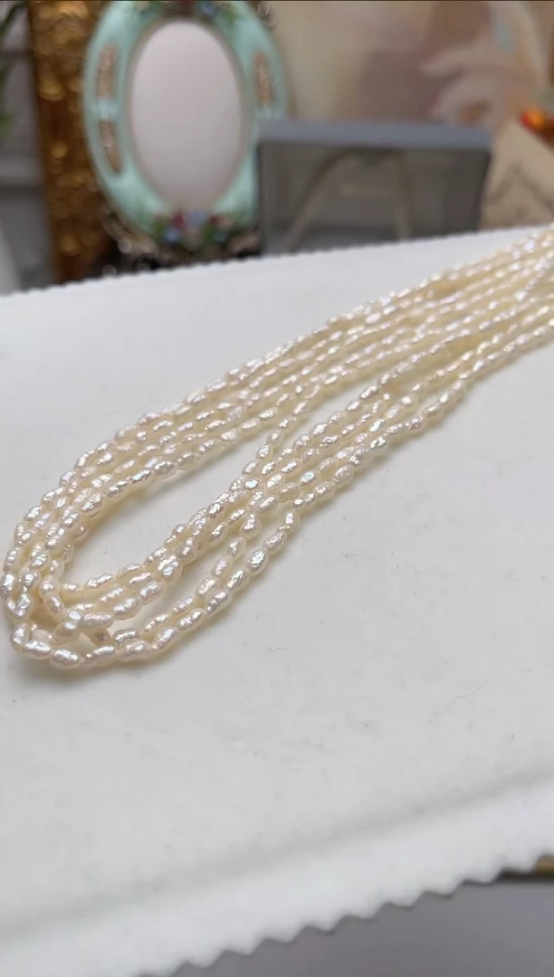 【闪购商品】淡水珍珠项链合金ew371项链
