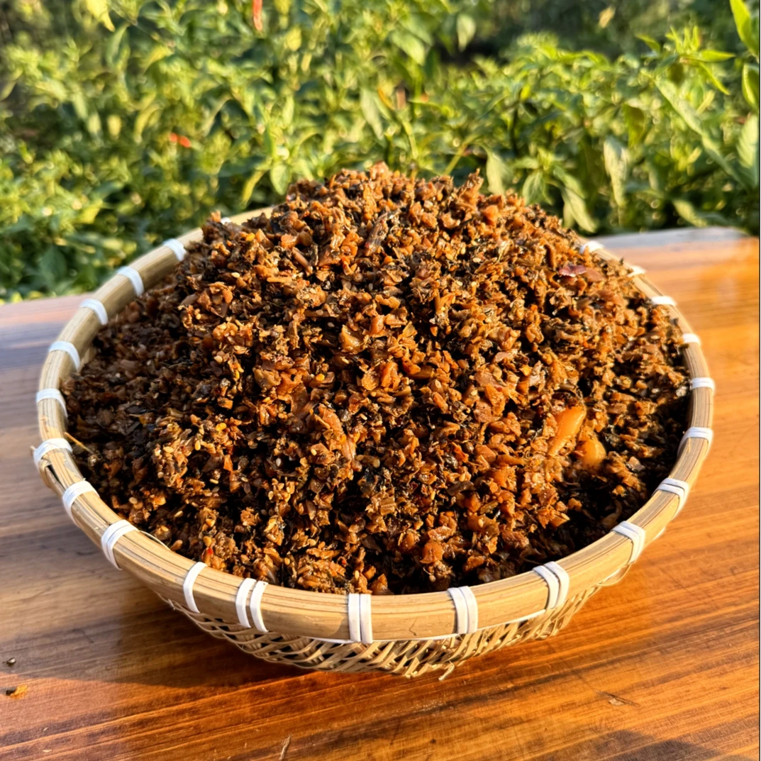 蔡二孃手工盐菜老坛盐菜一斤六两方圆