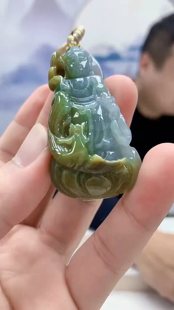 未镶嵌定制翡翠4898bb-毛货挂件39