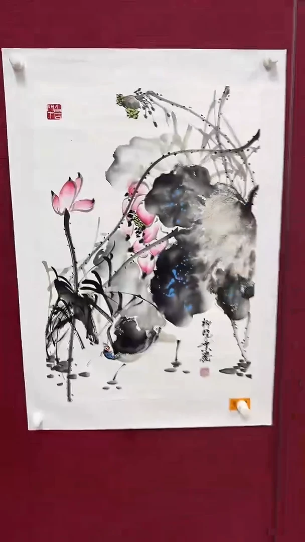 国画柳晓叶绘画2.7pc花鸟