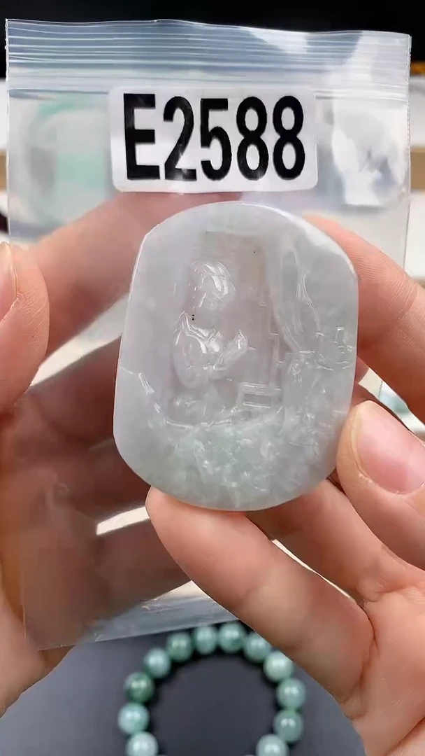 颈饰未镶嵌翡翠天然翡翠吊坠挂件