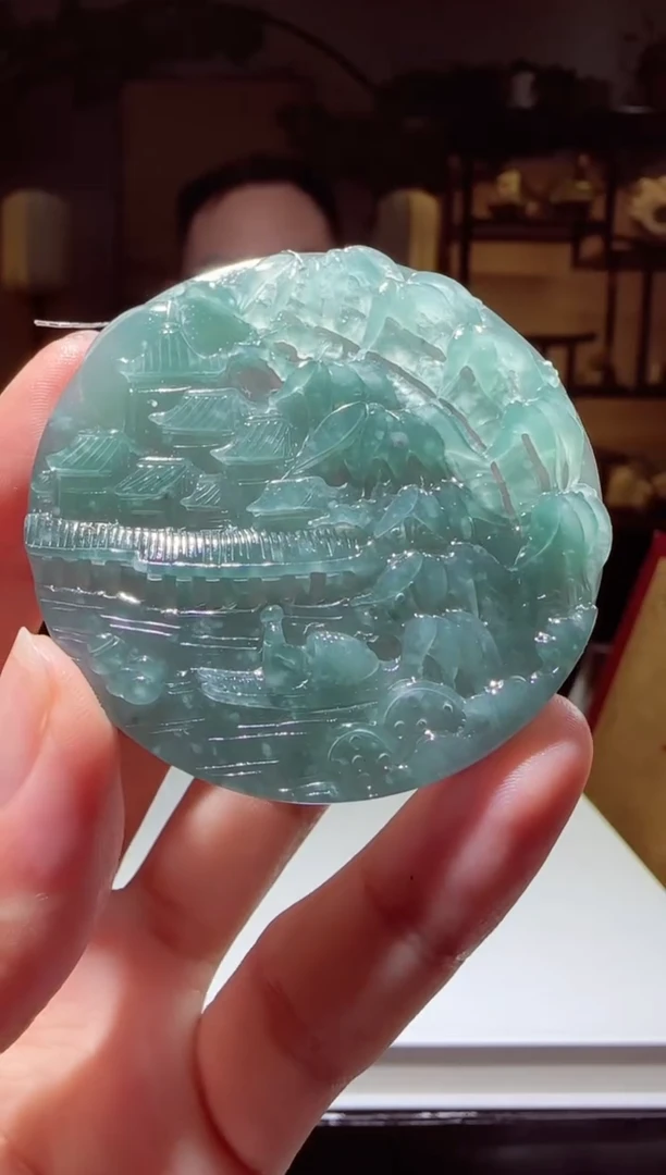 定制翡翠未镶嵌L-@@QJYD050952