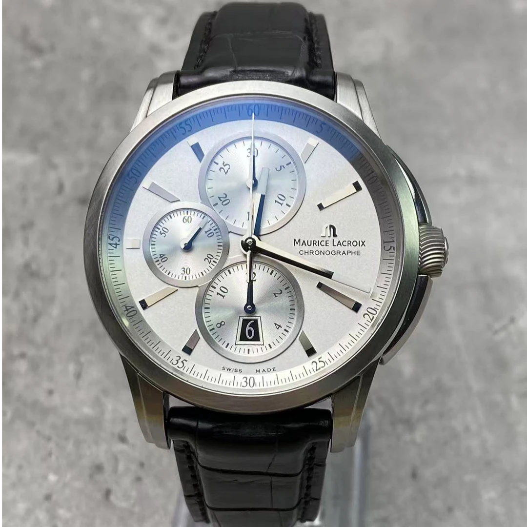 全新未使用 Aimei/艾美 艾美奔涛/参考32500/表径43mm/ 机械男表