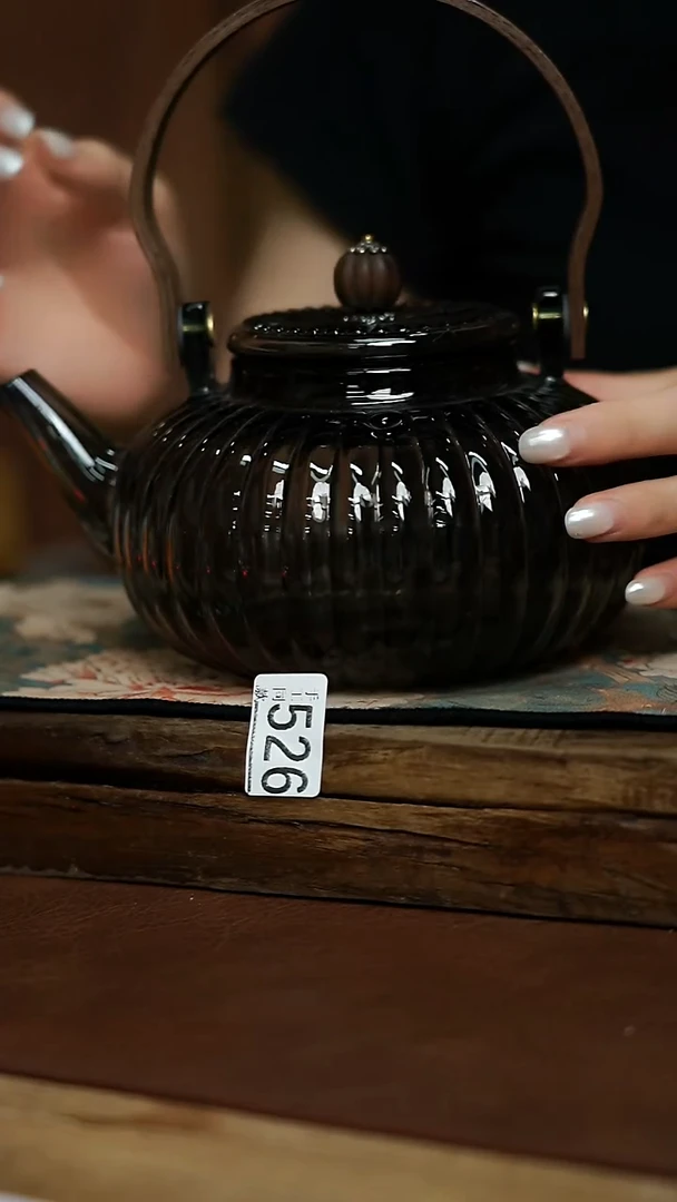 福利！！设计师系列 玻璃提梁壶