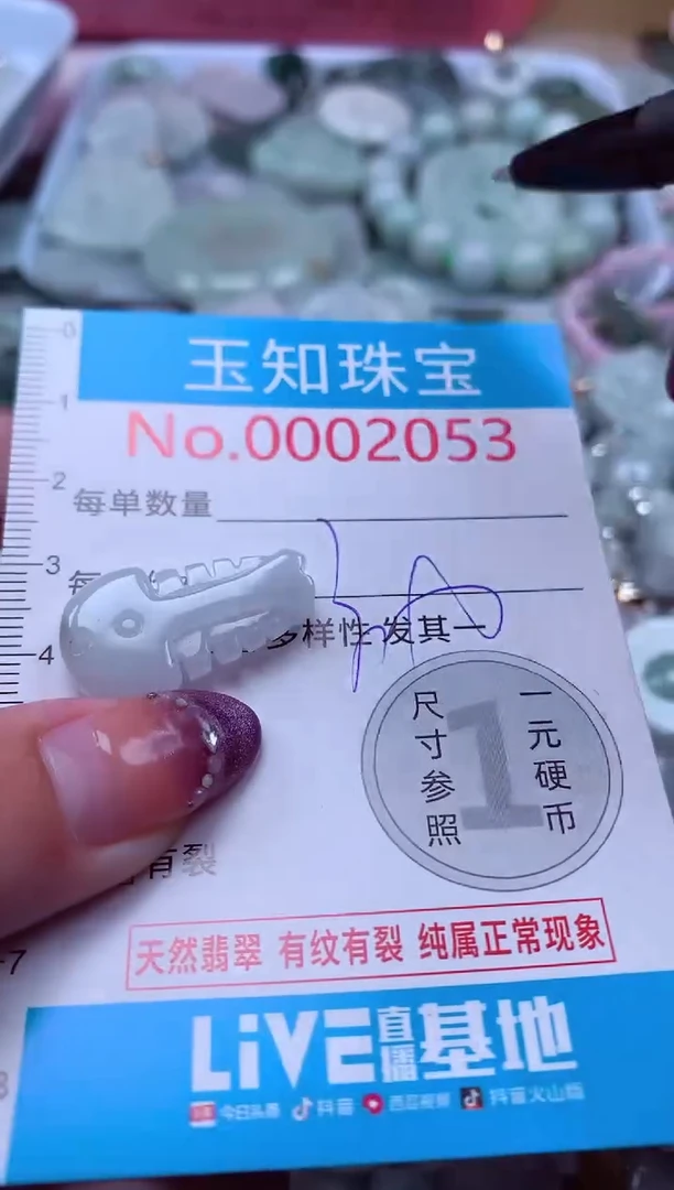 翡翠未镶嵌吊坠(不含链)2053