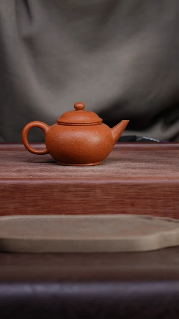 茶壶紫砂宜兴紫砂降坡水平160毫升