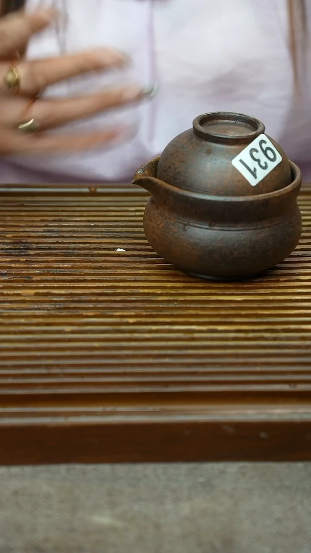 万古烧粗陶手工茶具