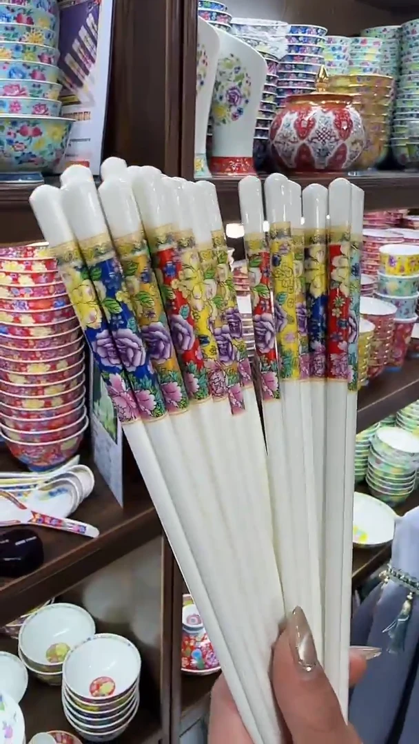 【闪购商品】瓷片筷子10双景德镇陶瓷