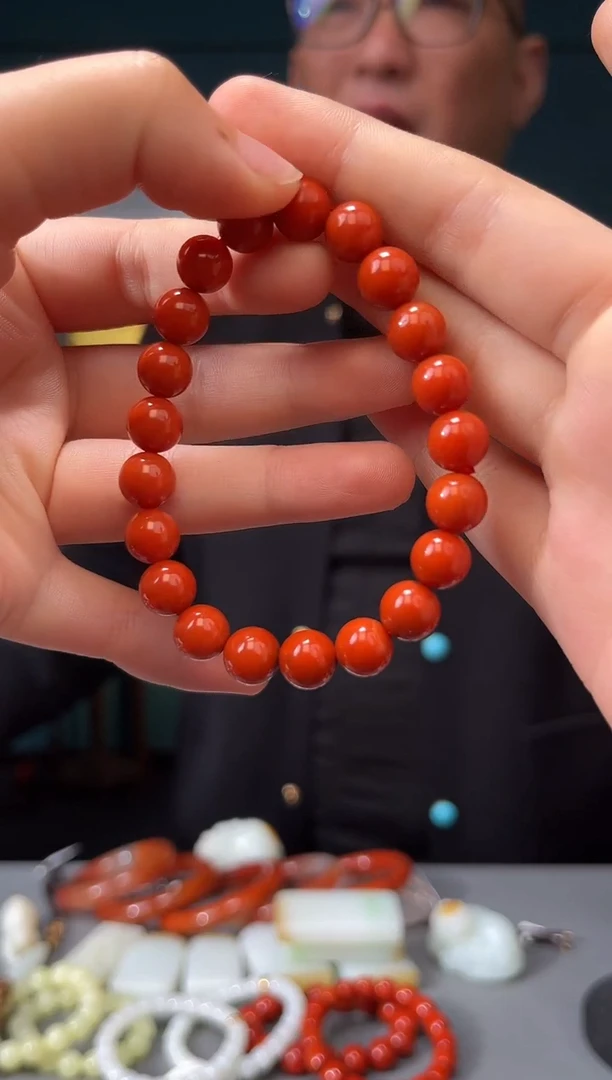 【闪购商品】南红玛瑙颈饰未镶嵌手串