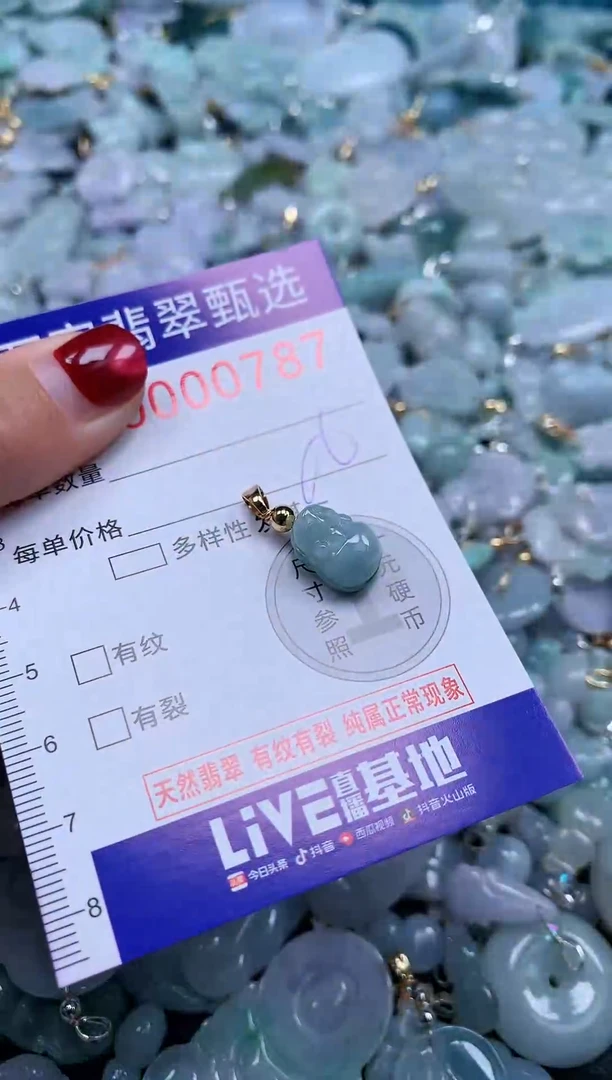 颈饰未镶嵌翡翠787