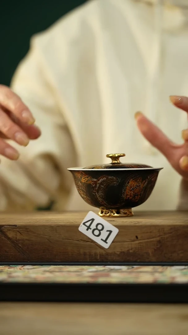 【闪购商品】瓷片新品设计师手作款 大漆手刷系列 小钱