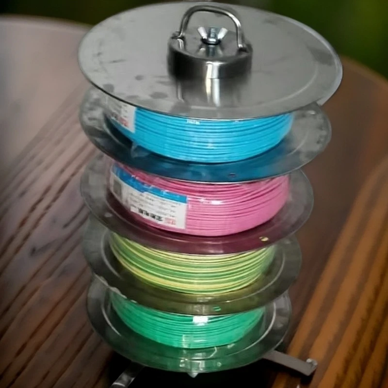 可拆卸线盘穿线器立式放线架水电工专用拉线神器