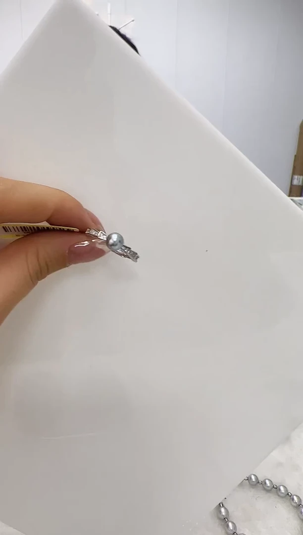 【闪购商品】海水珍珠DA银S925镶嵌戒指  