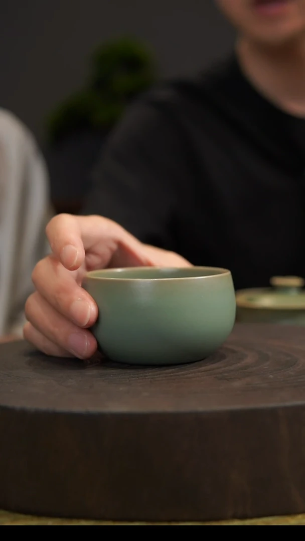 杯子禅定杯 汝州原产地  原矿老釉
