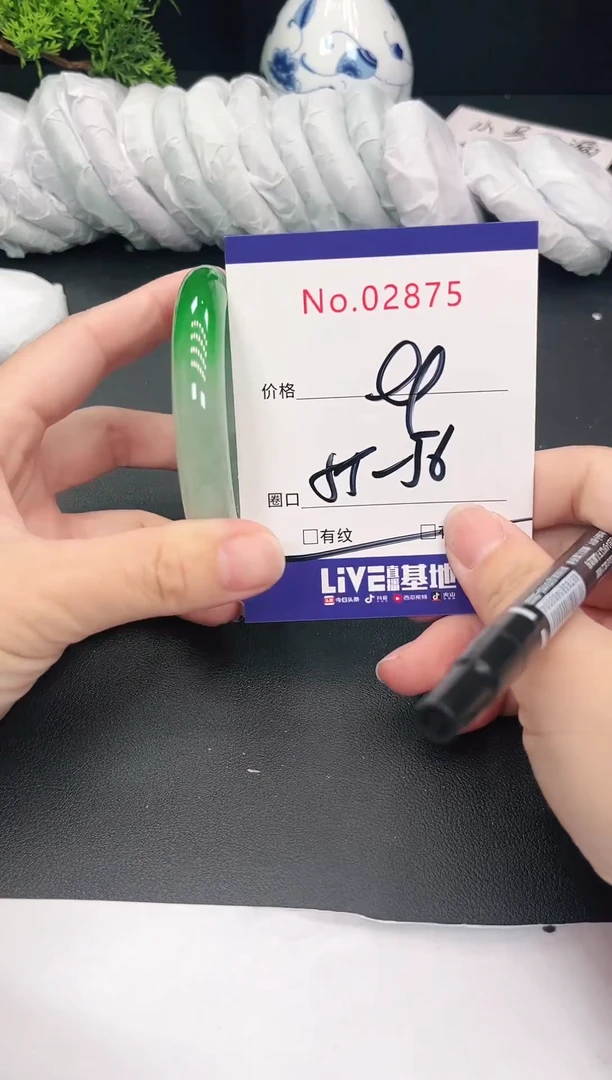 未镶嵌手镯翡翠2875
