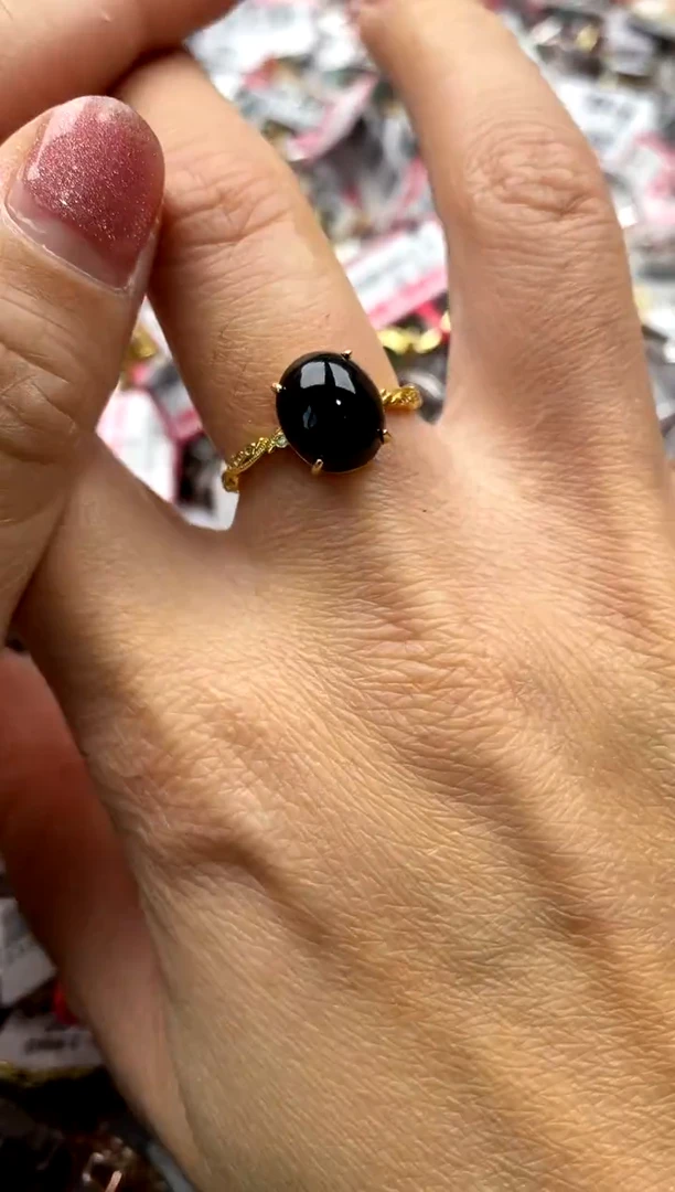 【闪购商品】翡翠戒指银S925镶嵌3333333    3