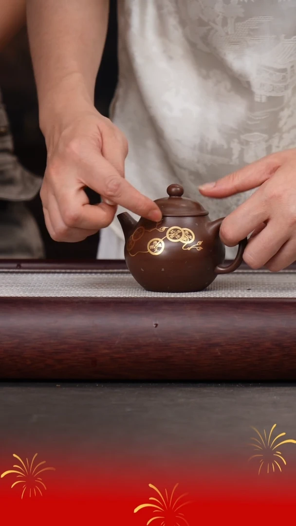 茶壶紫砂崔林根/老紫泥/潘壶/200cc