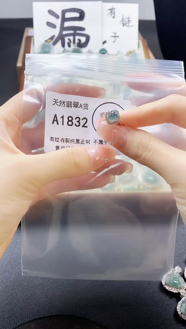 翡翠未镶嵌吊坠(赠链)天然翡翠A货