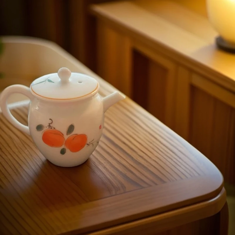 031121手绘小壶桃子