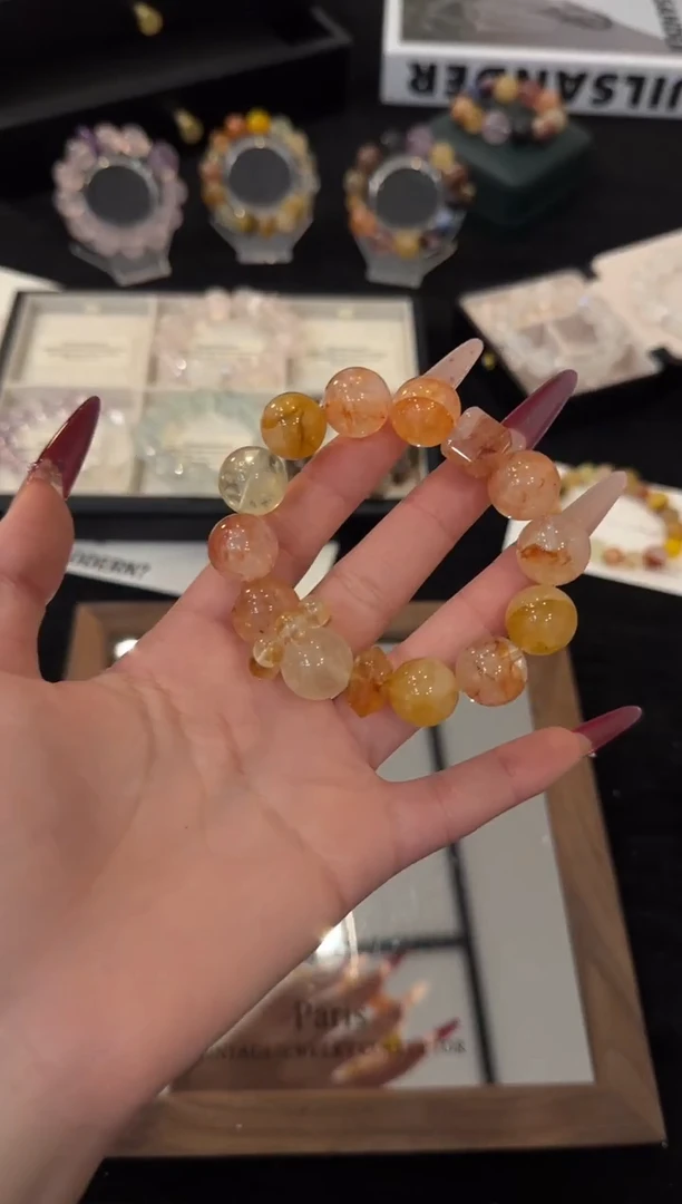 未镶嵌手链水晶金榜题名x3101