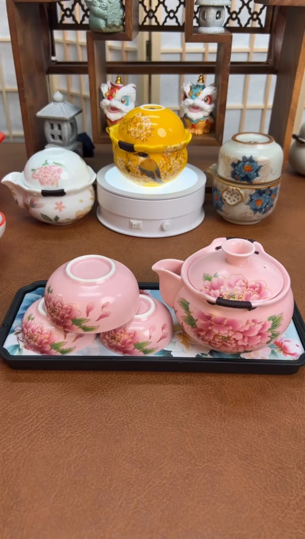 夏季旅行茶具真好看！