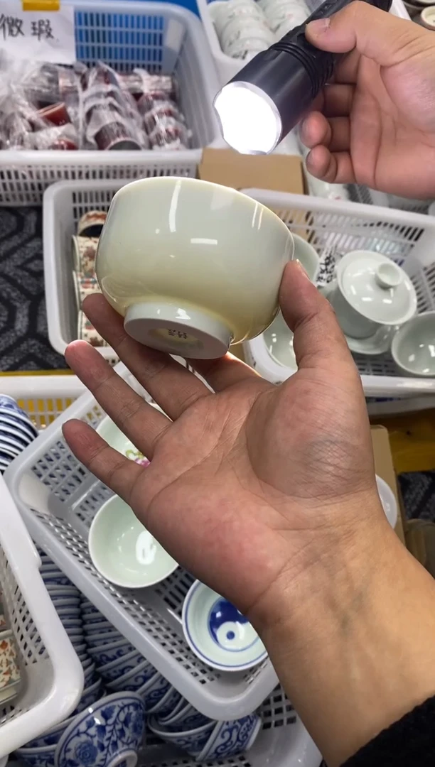 陶瓷景德陶瓷茶具容量约90 100