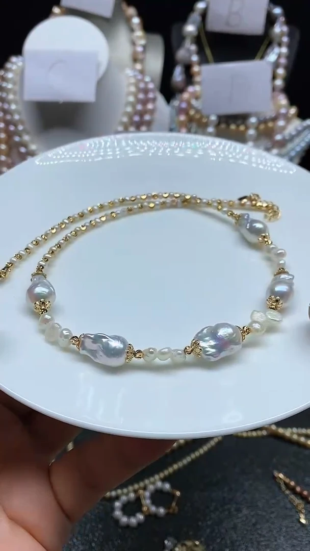 【闪购商品】淡水珍珠颈饰未镶嵌多人