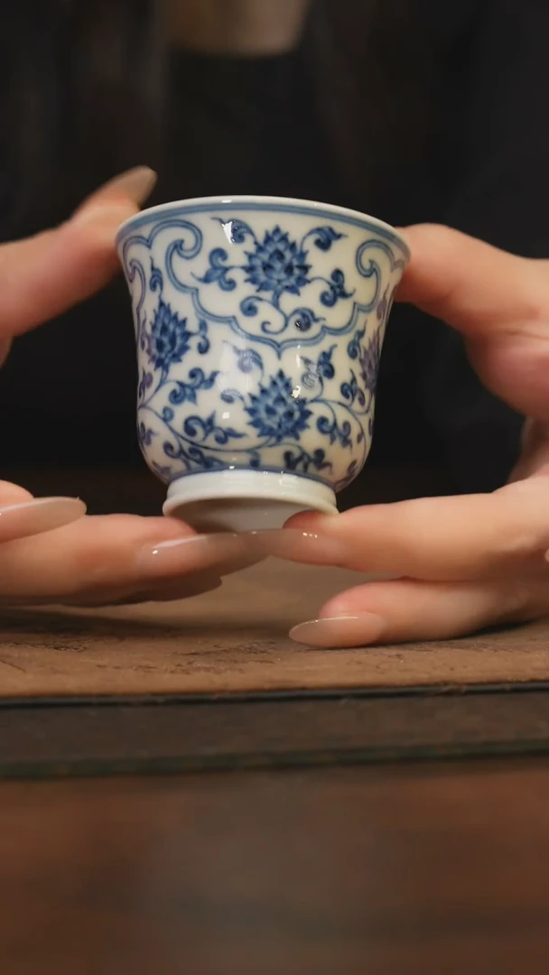 杯柴窑青花破价福利