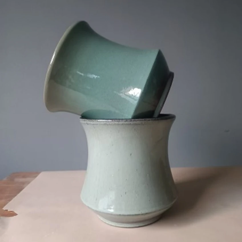 199#宜兴紫砂 粗陶陶罐 紫砂罐 多肉  三角梅盆高度21cm 口径20cm